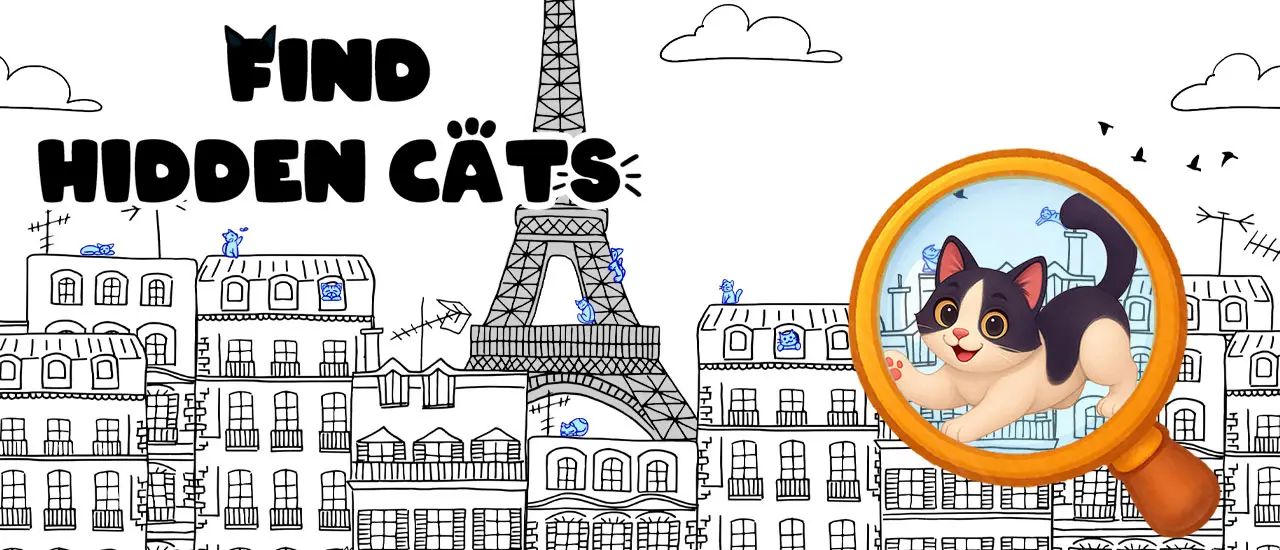 Find Hidden Cats - Juego de objetos ocultos gratis en línea
