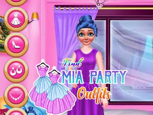 Find Mia Party Outfits - Juego de vestir y buscar ropa gratis