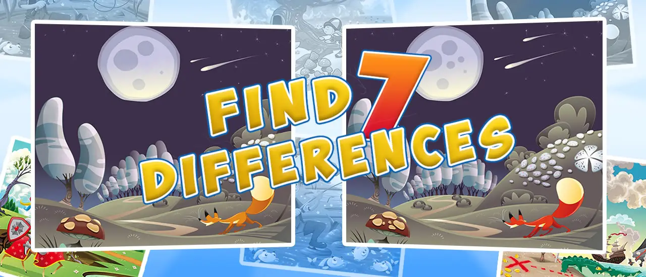 Find Seven Differences - Juego de Buscar Diferencias Gratis en Línea