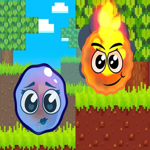 Fire Ball and Water Ball: Parkour Love Balls – Kostenloses Spiel online spielen