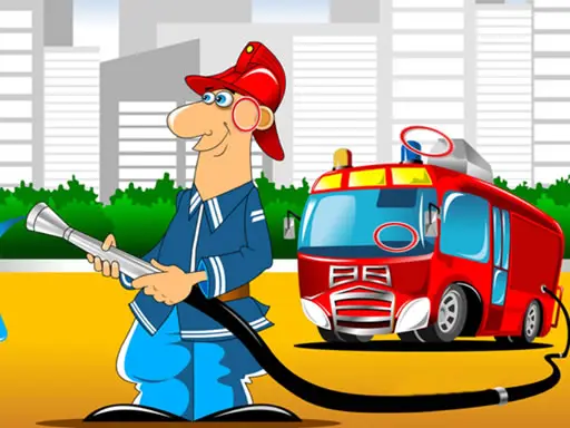 Fire Trucks Differences - Free Puzzle Game to Play and Find Differences