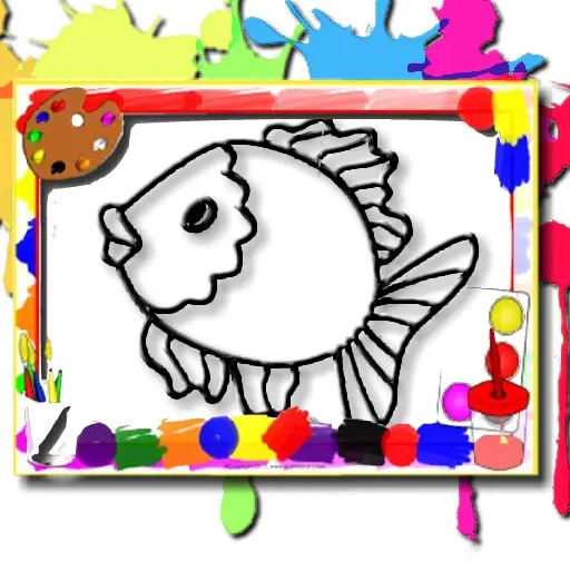 Fish Coloring Book - Malen nach Zahlen & Malspiel online kostenlos spielen