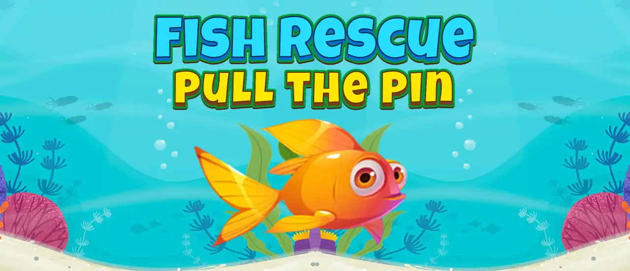 Fish Rescue: Pull the Pin - Jogo Casual de Resgate de Peixes