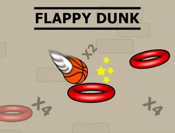 Flappy Dunk kostenlos online spielen – Spaßiges Ballspiel für unterwegs