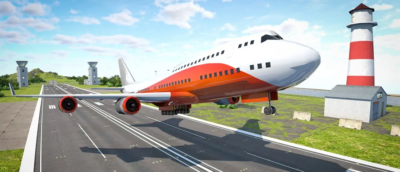 Flight Pilot Airplane Games 24 - Ücretsiz Uçuş Simülatörü Oyna