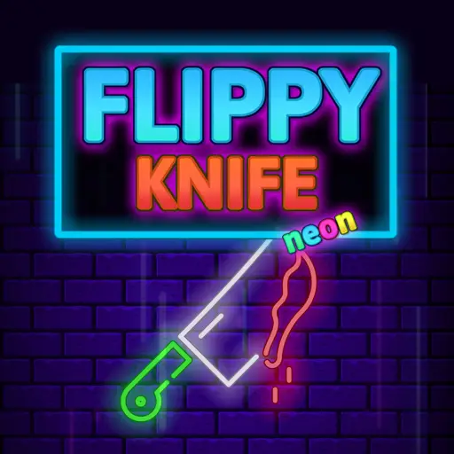 Flippy Knife Neon – Kostenloses Spiel zum Messerwerfen & Wurfspiele online spielen