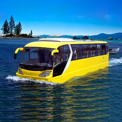 Floating Water Coach Duty 3D - Juego de barcos y carreras acuáticas