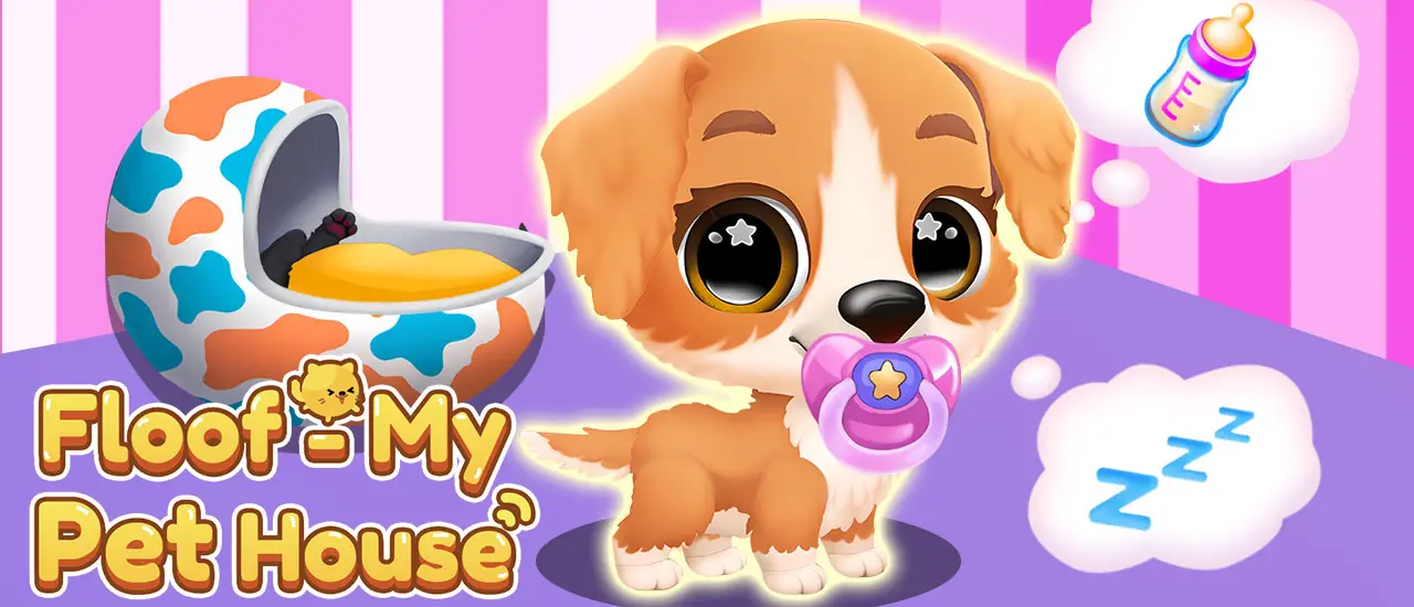Floof My Pet House - Juego de Cuidado de Mascotas Online Gratis