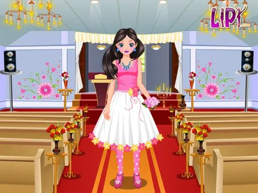 Flower Girl Dressup - Juego de vestir para niñas gratis