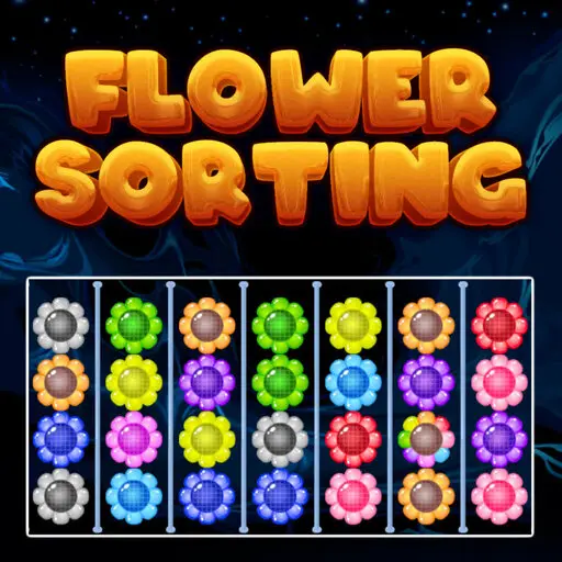 Flower Sorting パズルゲーム|無料で遊べるオンラインゲーム