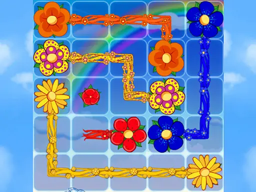 Flowers Oyunu - Ücretsiz Çiçek Eşleştirme ve Bulmaca Oyunu