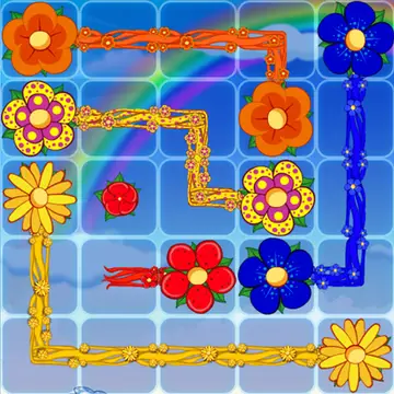 Flowers Oyunu - Ücretsiz Çiçek Eşleştirme ve Bulmaca Oyunu