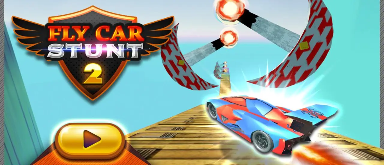 Fly Car Stunt 2 Oyna - Ücretsiz Çılgın Araba Yarışı
