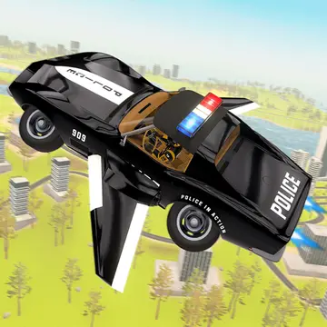 Flying Car Game Police Games - Play Free Police Car Flying Simulator