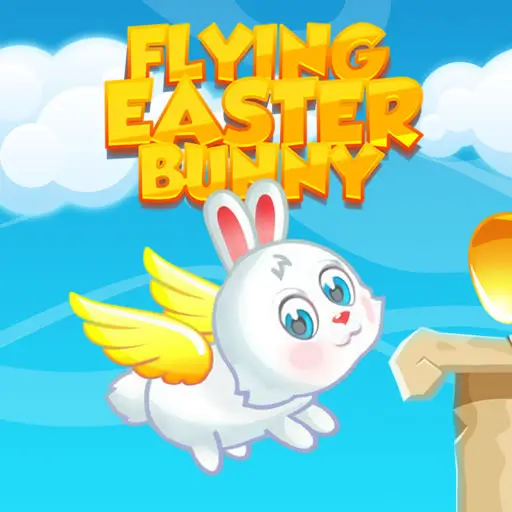 Flying Easter Bunny - Kostenloses Oster-Spiel für Kinder online spielen