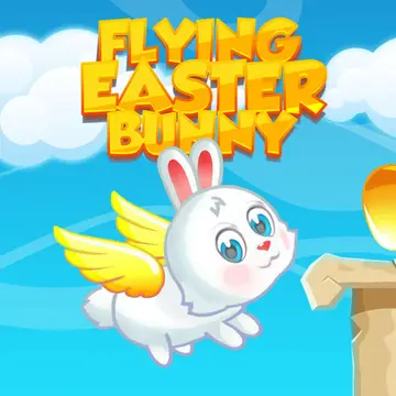 Flying Easter Bunny - Kostenloses Oster-Spiel für Kinder online spielen