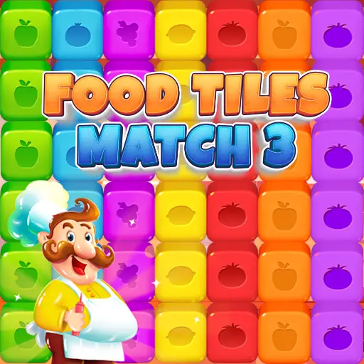 Food Tiles Match 3 - Ücretsiz Eşleştirme Oyunu Oyna