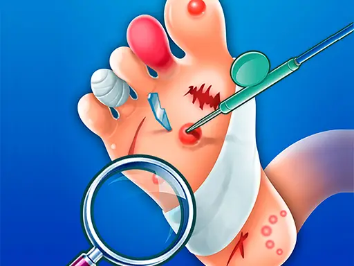Foot Hospital Spiel – Mädchen Pflege & Behandlung online spielen