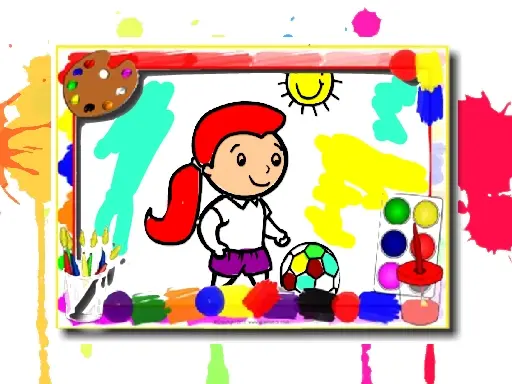 Football Coloring Book - Jeu de coloriage en ligne gratuit