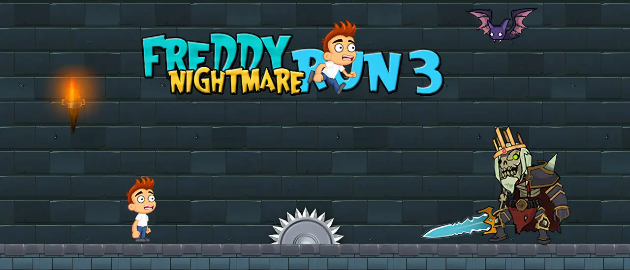 Freddy Run 3 - Free Adventure Game for Kids and Teens