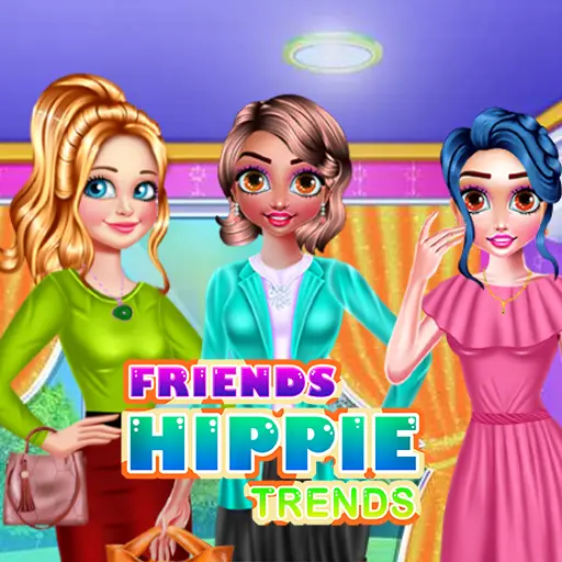Friends Hippie Trends - Juego de vestir y moda online gratis