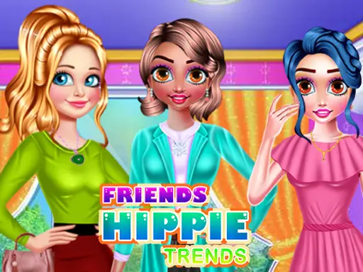 Friends Hippie Trends - Juego de vestir y moda online gratis