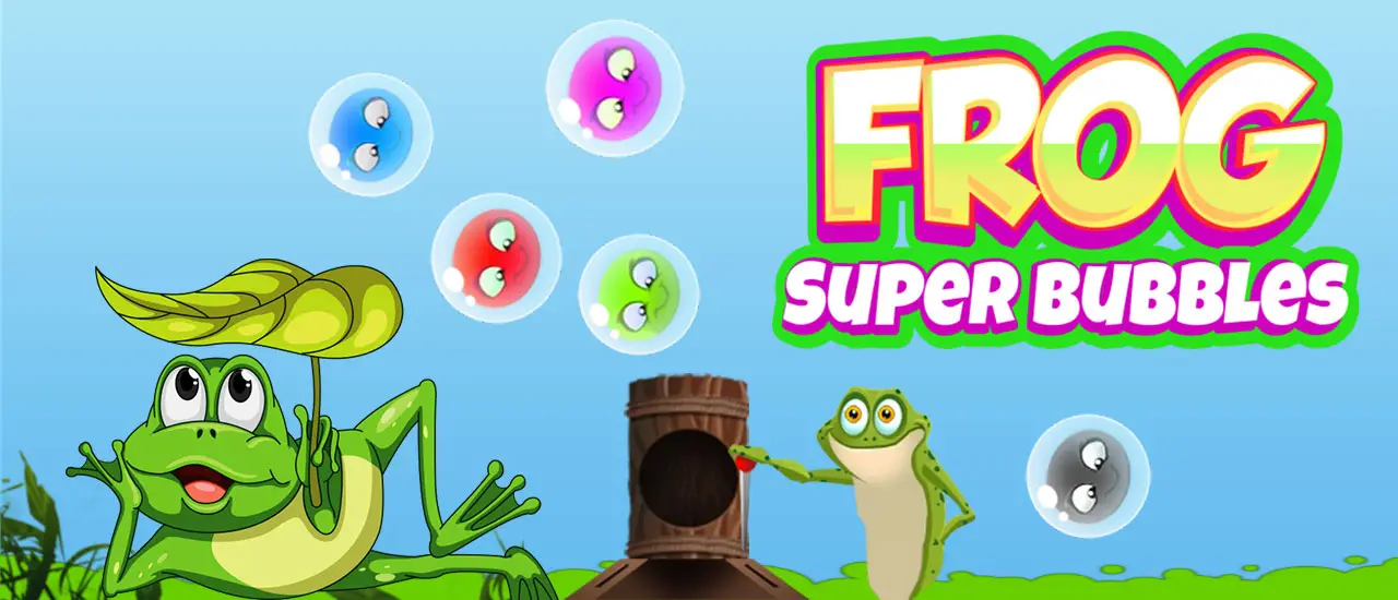 Frog Super Bubbles - Jogue Jogo de Estourar Bolhas Grátis