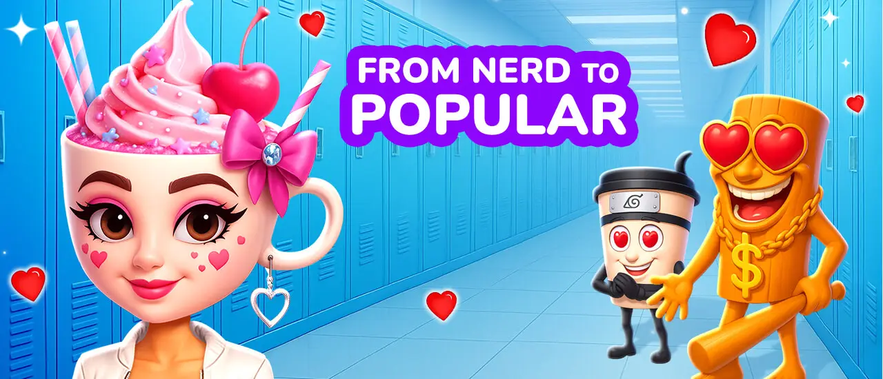From Nerd to Popular Ballerina Cappuccina