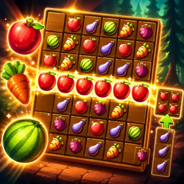 Fruit Block Tetra Puzzle