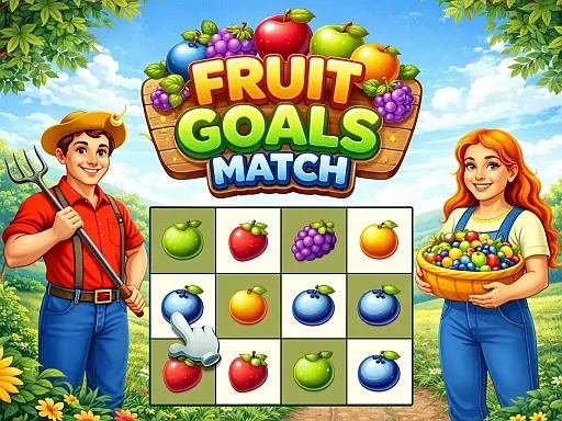 Fruit Goals Match kostenlos spielen – Puzzle & Match-3 Spiel online