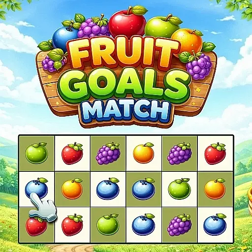 Fruit Goals Match kostenlos spielen – Puzzle & Match-3 Spiel online