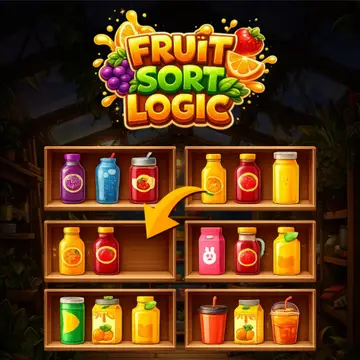 Fruit Sort Logic - Eğlenceli ve Rahat Puzzle Oyunu Oyna