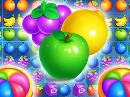 Fruit Swipe Mania - Jogo de Match 3 Grátis Online