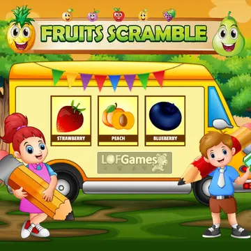 Fruits Scramble - フルーツ パズルゲーム 無料で遊べる