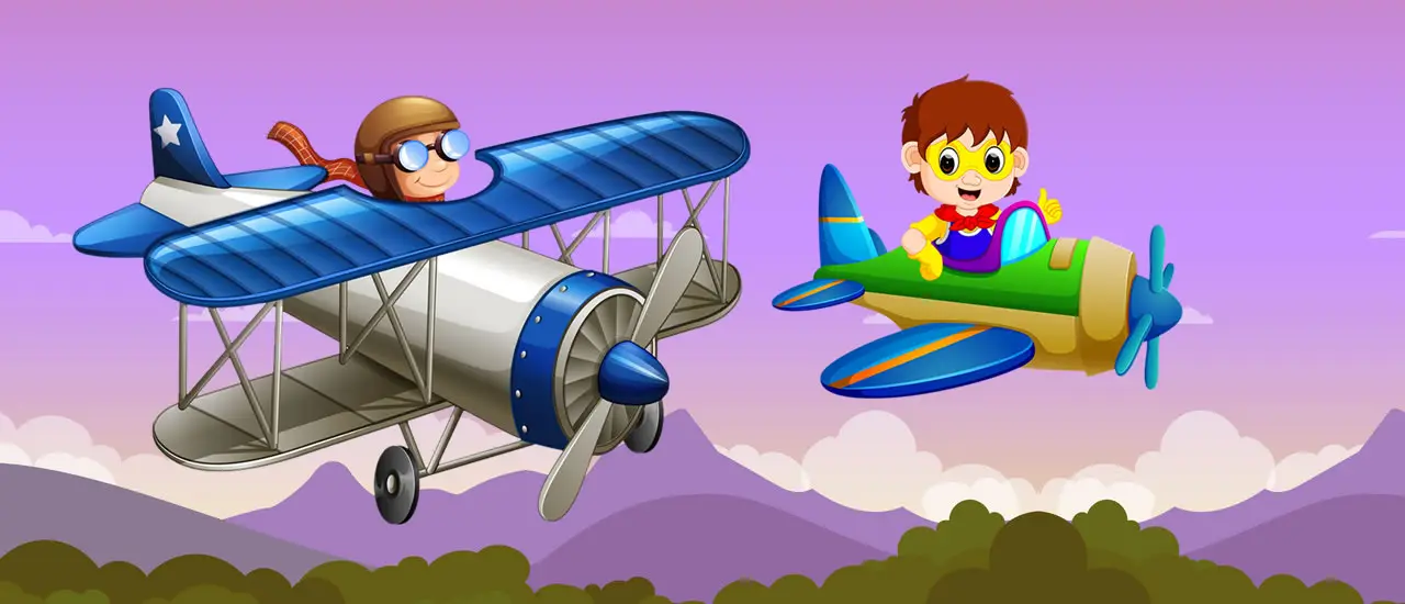 Fun Airplanes Jigsaw - Kostenloses Online Puzzle zum Spielen