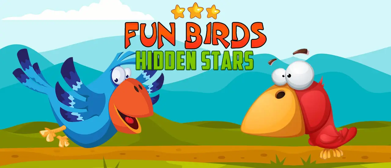 Fun Birds Hidden Stars - Juego Gratis en Línea de Buscar Estrellas Ocultas