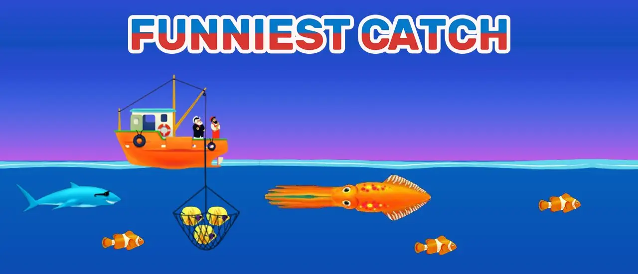 Funniest Catch - Jeu de pêche amusant et casual en ligne