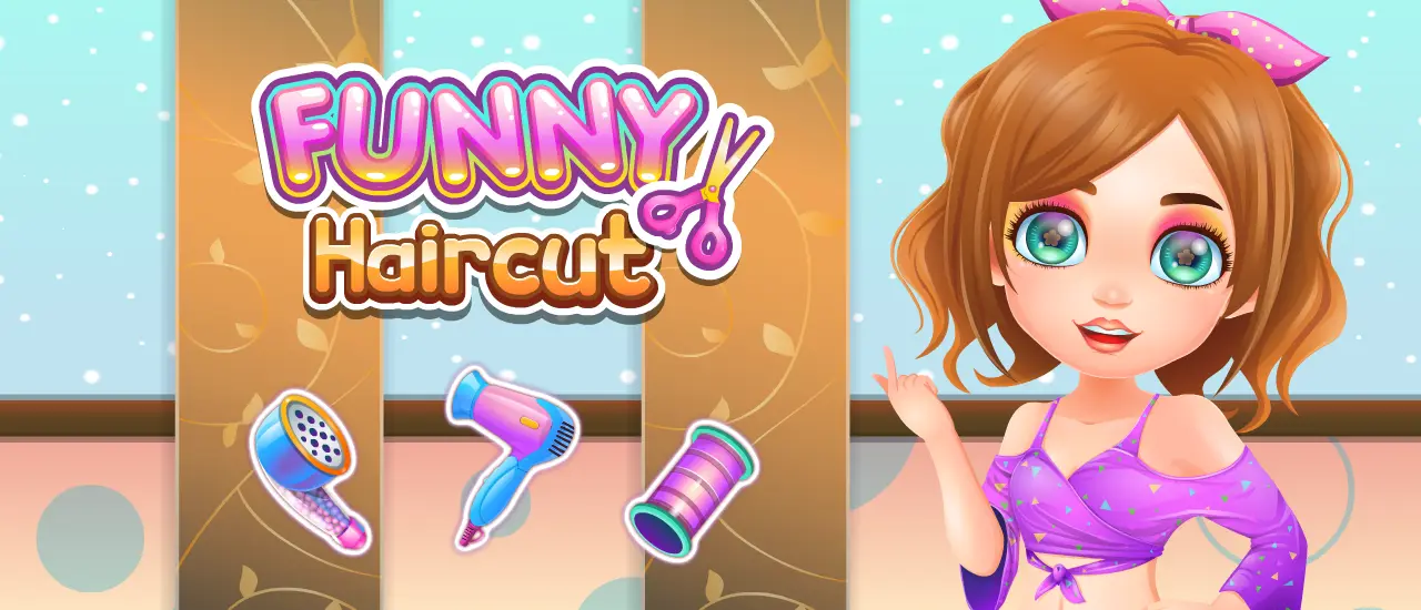 Funny Haircut - Ücretsiz Saç Kesme ve Makyaj Oyunu Oyna