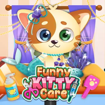 Funny Kitty Care - Juego para cuidar gatos divertidos y jugar gratis