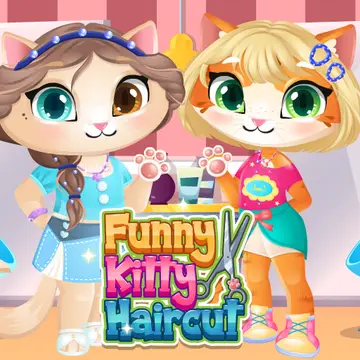 Funny Kitty Haircut Oyna - Ücretsiz Kedi Saç Kesme Oyunu