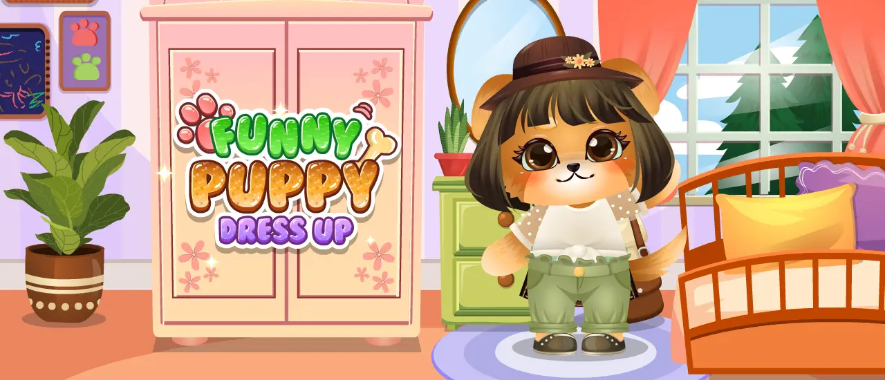 Funny Puppy Dressup - Jeu de Habillage pour Chiots Gratuit
