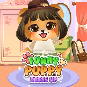 Funny Puppy Dressup - Juegos de vestir divertidos para jugar en línea