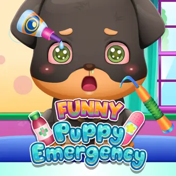 Funny Puppy Emergency لعبة علاج الكلاب المضحكة - العب مجاناً