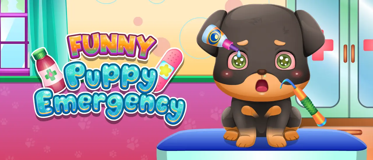 Funny Puppy Emergency لعبة علاج الكلاب المضحكة - العب مجاناً