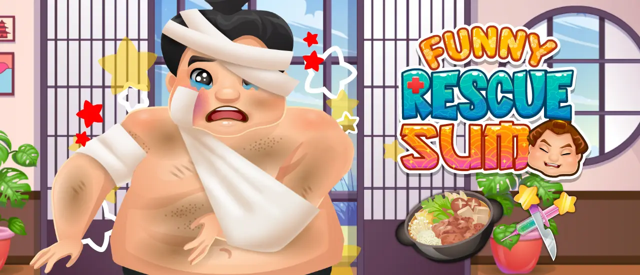 Funny Rescue Sumo - Juego de Cuidado y Rescate Gratis