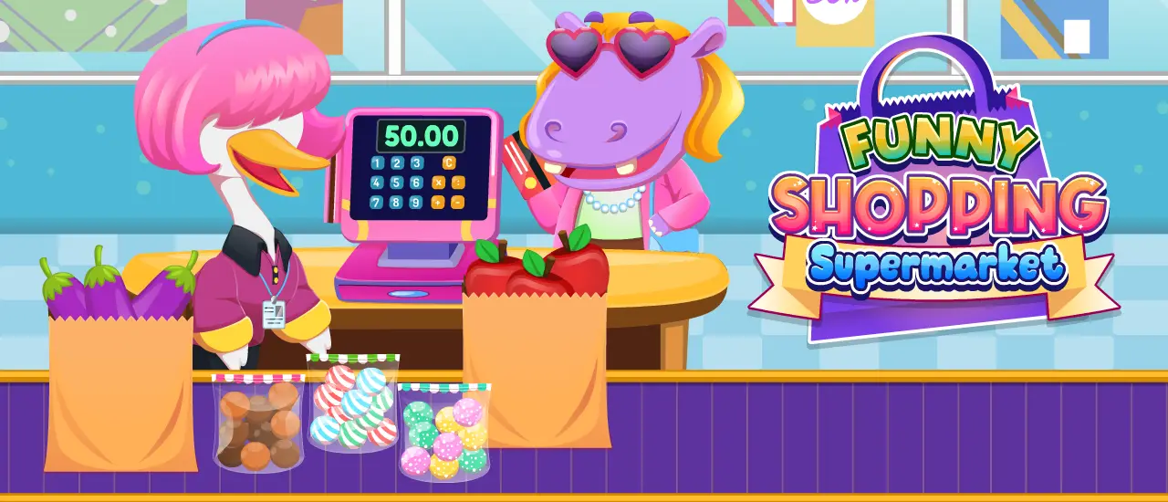Funny Shopping Supermarket - Play Game for Fun & Free Online Shopping Simulation