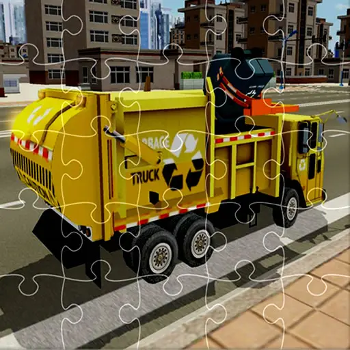 Garbage Trucks Jigsaw – Kostenloses Puzzlespiel online spielen