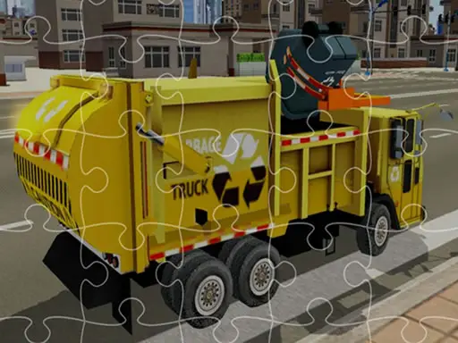 Garbage Trucks Jigsaw – Kostenloses Puzzlespiel online spielen