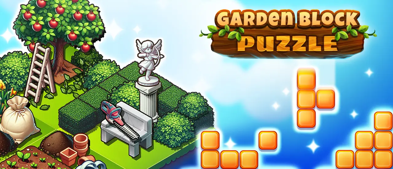 Garden Block Puzzle 無料パズルゲーム|遊んで楽しむ庭づくり
