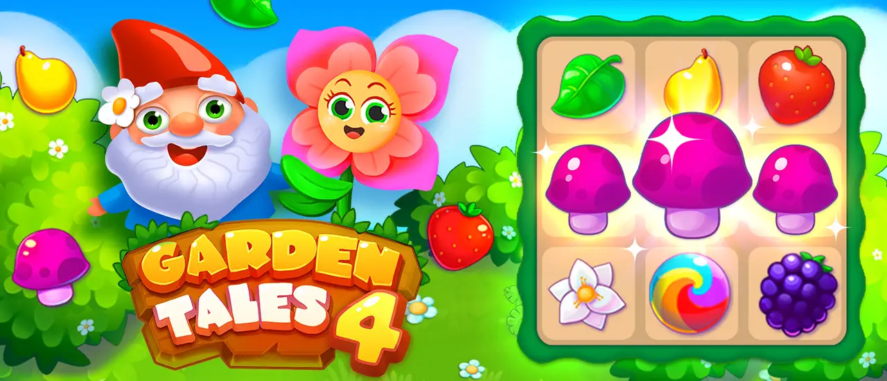 Garden Tales 4 لعبة مطابقة 3 مجانية وممتعة للعب أونلاين